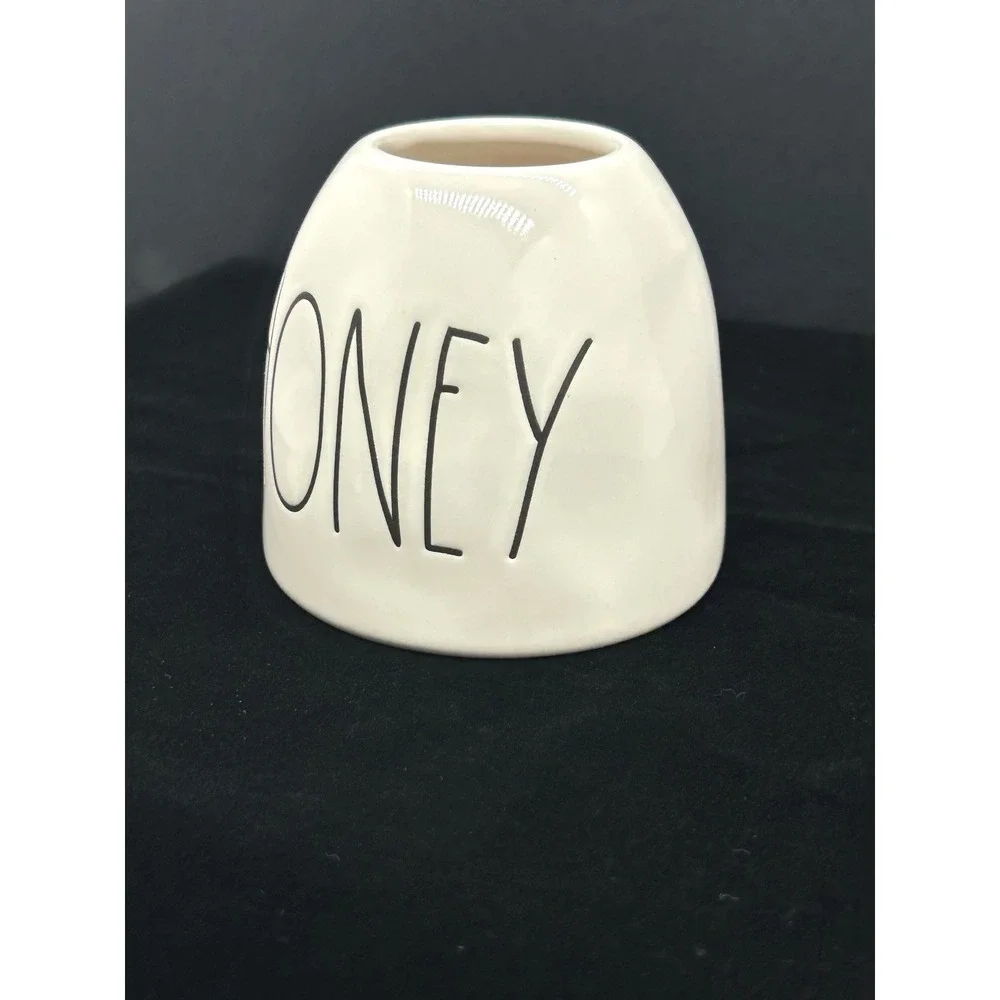 Rae Dunn Honey Jar Artisan Collection by Magenta Cream Ceramic Farmhouse Decor